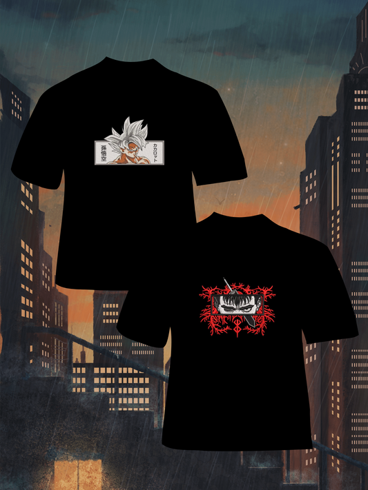 Goku & Berserk Eyes 2-Pack Tee