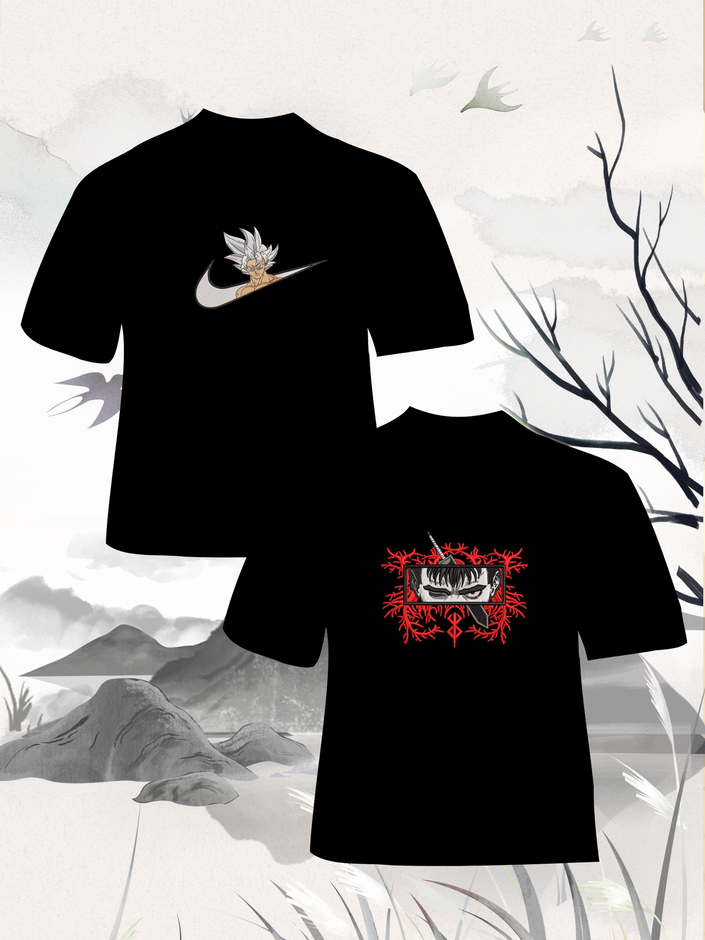 Goku x Nike & Berserk Eyes 2-Pack Tee