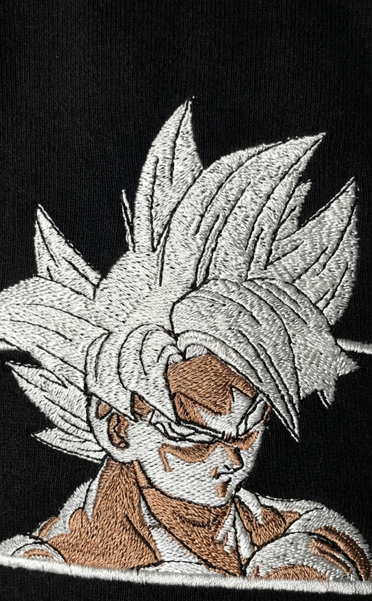 Goku Embroidered Hoodie