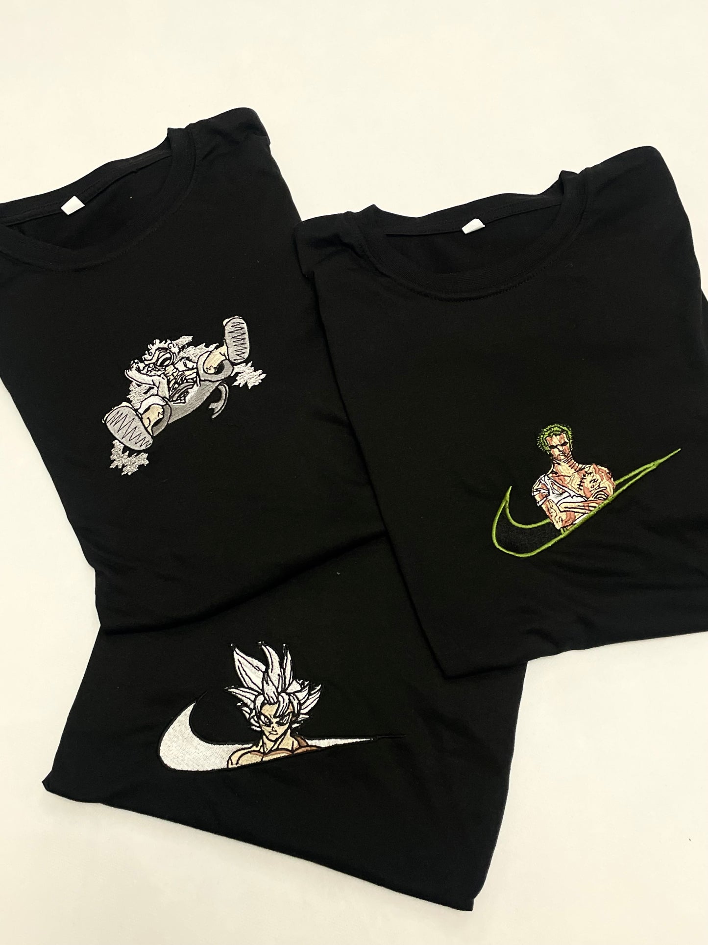 Zoro x Nike, Luffy - One piece & Goku x Nike 3-Pack Tee