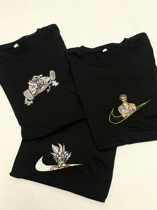 Zoro x Nike, Luffy - One piece & Goku x Nike 3-Pack Tee