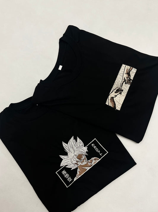 Goku & Creation of Adam 2-Pack Tee