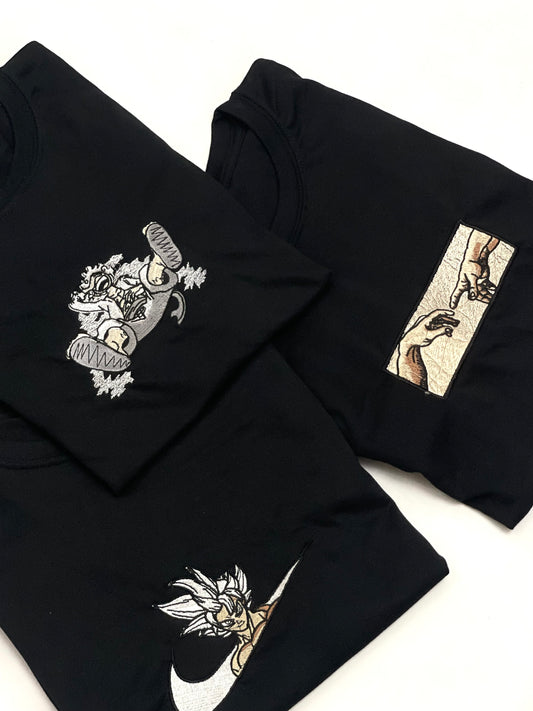 Creation of Adam, Luffy - One Piece & Goku x Nike 3-Pack Tee