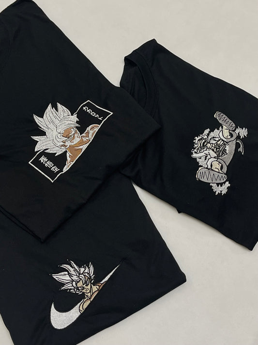 Luffy - One Piece, Goku & Goku x Nike 3-Pack Tee