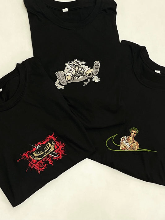 Berserk Eyes, Zoro x Nike & Luffy - One piece 3-Pack Tee