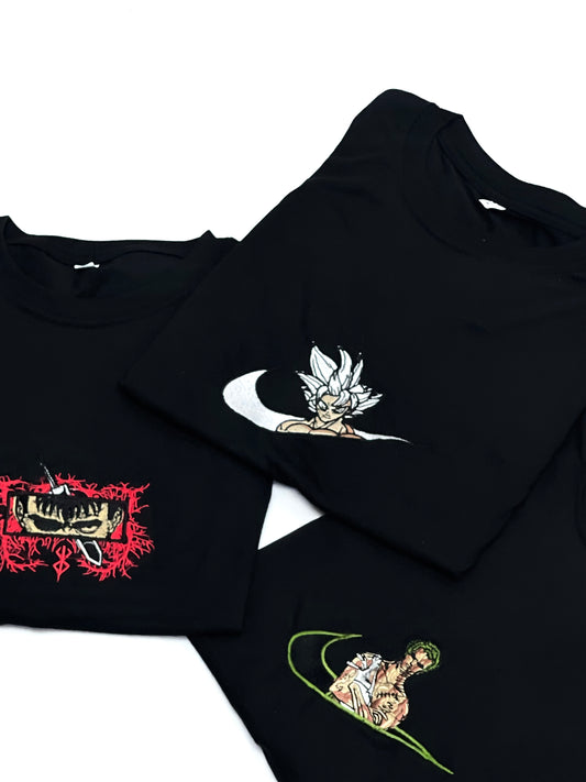 Goku x Nike, Berserk Eyes & Zoro x Nike 3-Pack Tee