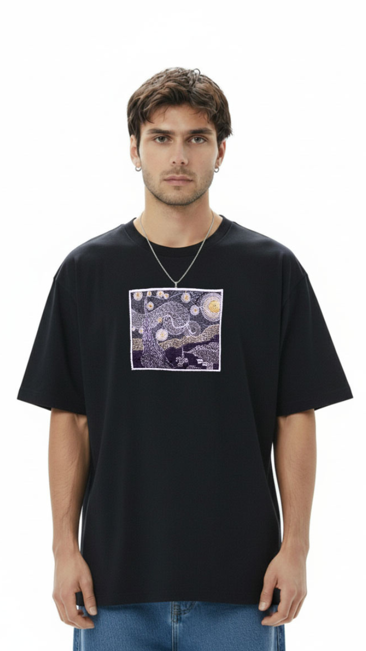 The Starry Nights Oversized Tee