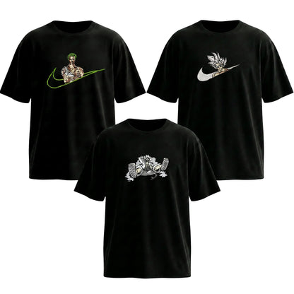 Zoro x Nike, Luffy - One piece & Goku x Nik 3-Pack