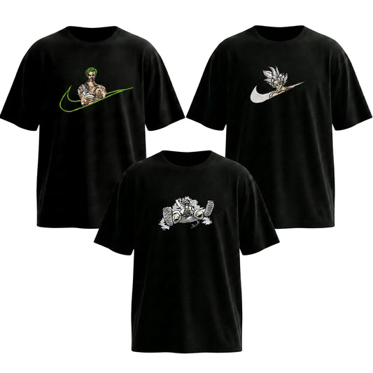 Zoro x Nike, Luffy - One piece & Goku x Nik 3-Pack