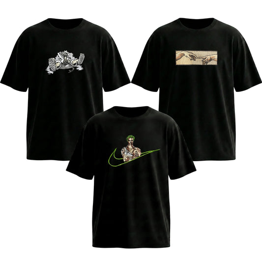 Creation of Adam, Luffy - One piece, Zoro x Nik 3-Pack