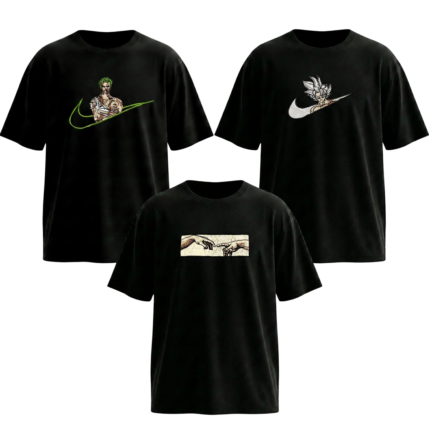 Creation of Adam, Zoro x Nik & Goku x Nik 3-Pack