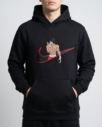Baki Hanma Embroidered Hoodie