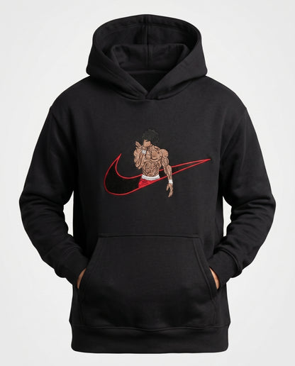 Baki Hanma Embroidered Hoodie