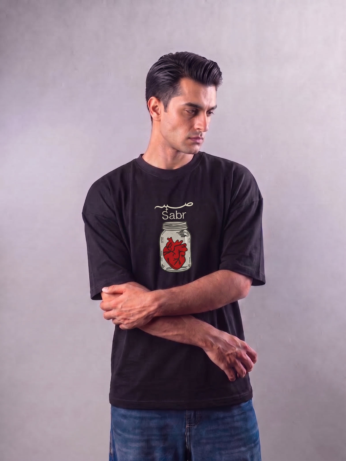Sabr Embroidered T-shirt