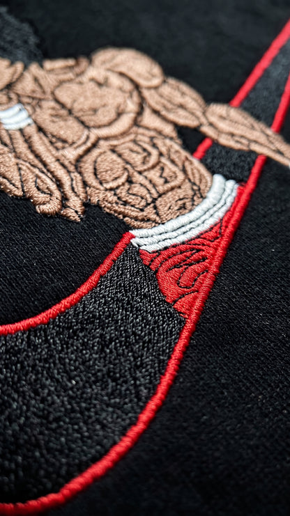 Baki Hanma Embroidered Hoodie