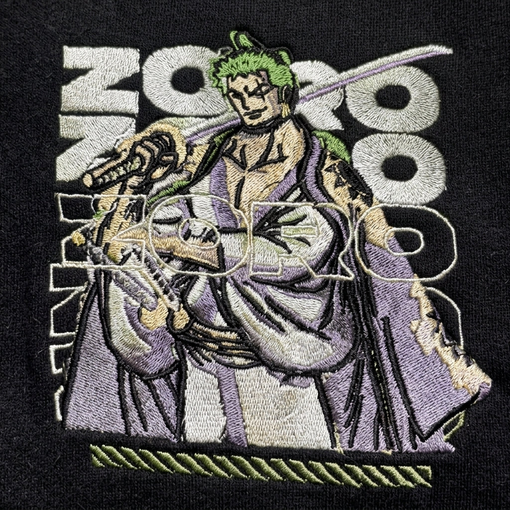 Zoro Embroidered Hoodie