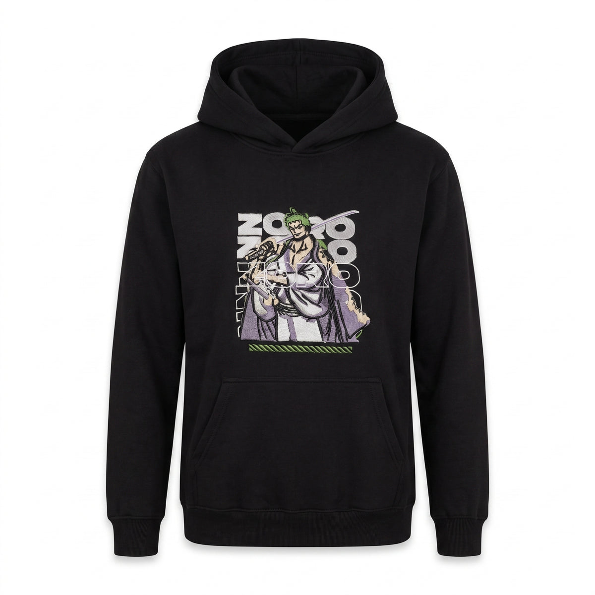 Zoro Embroidered Hoodie