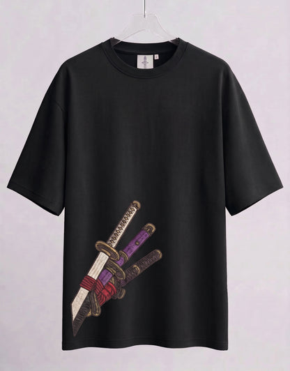 Zoro Swords Embroidered T-shirt