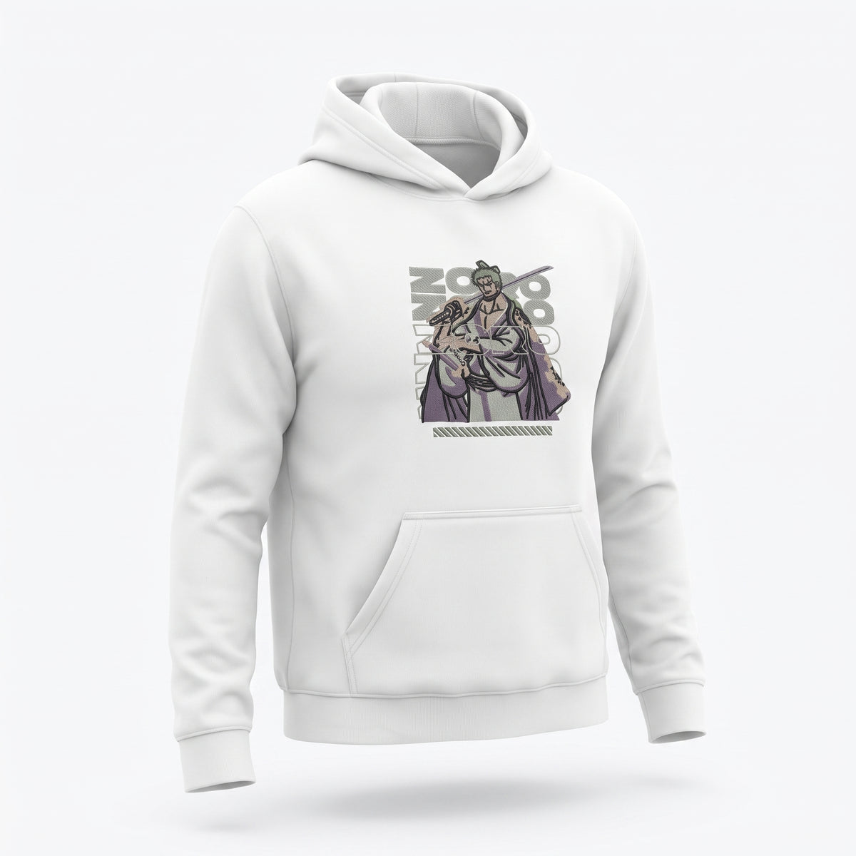 Zoro Embroidered Hoodie