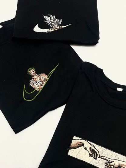 Goku x Nike, Zoro x Nike & Creation of Adam 3-Pack Tee