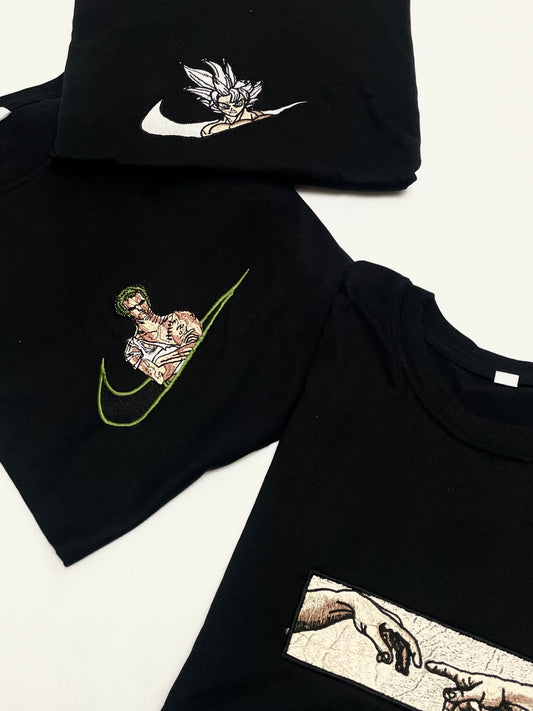 Goku x Nike, Zoro x Nike & Creation of Adam 3-Pack Tee